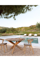 Mesa de Comedor Exterior de Teca Sólida | Ethnicraft Circle | Oroa.es