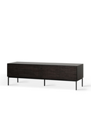 Mueble de TV de Teca Oscura | Ethnicraft Grooves | Oroa.es