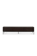 Mueble de TV de Teca Oscura | Ethnicraft Grooves | Oroa.es