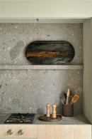 Bandeja Oblonga de Vidrio Pintado a Mano | Ethnicraft Organic | Oroa.es