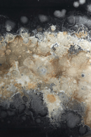 Bandeja Oblonga de Vidrio Pintado a Mano | Ethnicraft Black Organic | Oroa.es