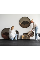 Bandeja con Tonos Tierra de Vidrio | Ethnicraft Overlapping Dots | Oroa.es