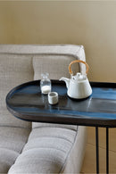 Mesa Auxiliar con Bandeja Negra | Ethnicraft Oblong | Oroa.es