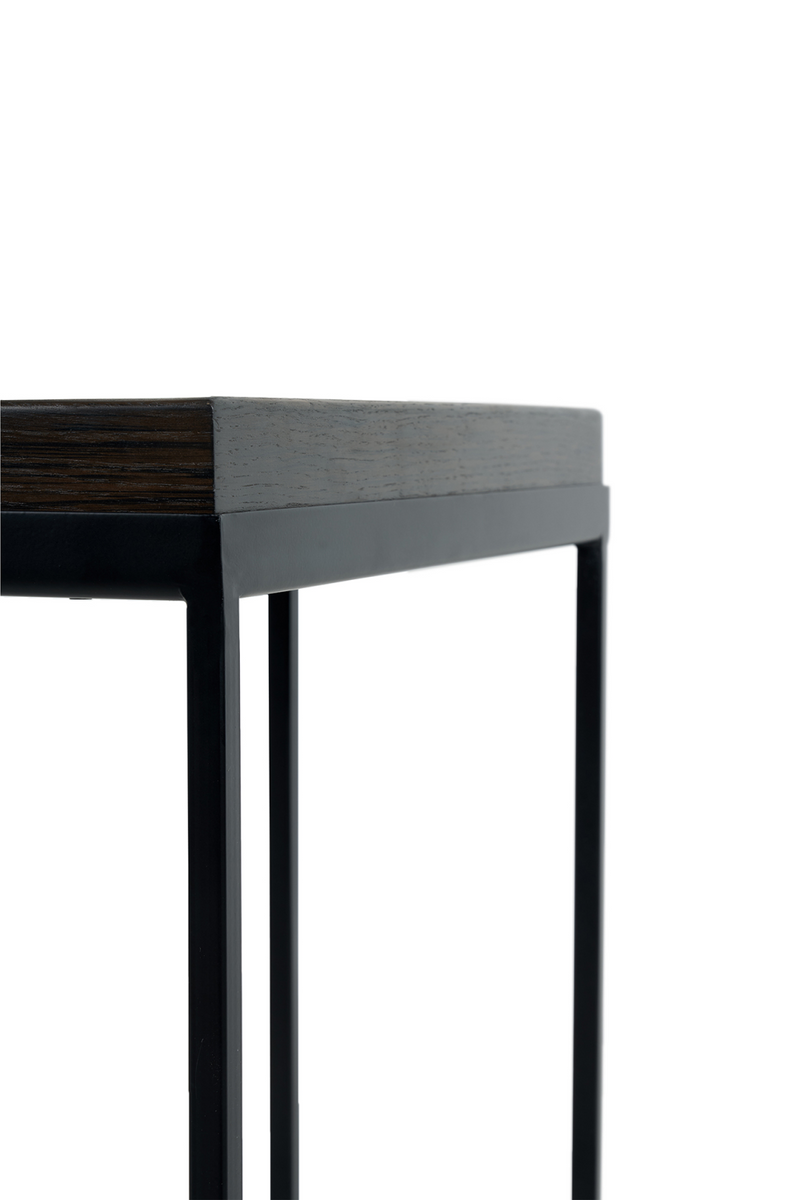 Mesa Auxiliar de Madera y Metal | Ethnicraft Square | Oroa.es