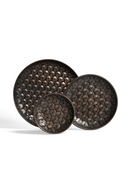 Juego de Cuencos Caoba Marrón (3) | Ethnicraft Tampa | Oroa.es