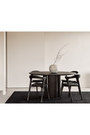 Mesa de Comedor de Caoba Marrón | Ethnicraft Roller Max | Oroa.es