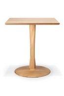 Mesa de Comedor Cuadrada con Pedestal | Ethnicraft Torsion | Oroa.es