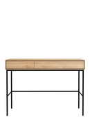 Escritorio de Roble Barnizado con 2 Cajones | Ethnicraft Whitebird | Oroa.es