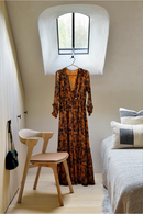 Silla de Comedor con Cojín de PIel | Ethnicraft Bok | Oroa.es