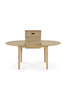 Mesa de Comedor Extensible Redonda | Ethnicraft Bok | Oroa.es