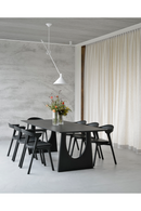 Mesa de Comedor Moderna de Roble Negro | Ethnicraft Geometric | Oroa.es