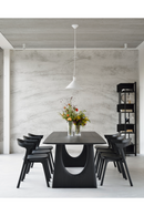 Mesa de Comedor Moderna de Roble Negro | Ethnicraft Geometric | Oroa.es